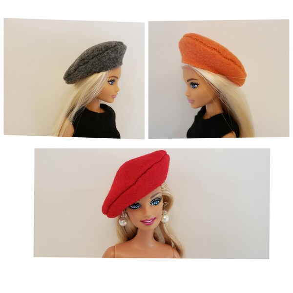 Beret for 11.5inches dolls(premium felt)