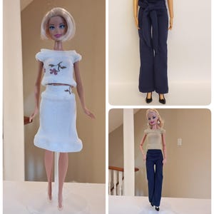 Doll tops, pants and top and skirt set for 11.5inches dolls