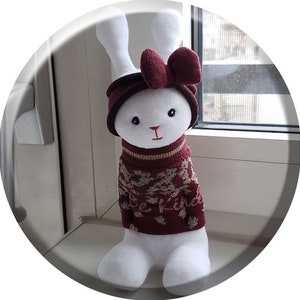 Sock bunny with head band