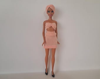 Doll top, skirt with headband