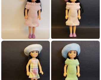 Berets, clothes for Chelsea(6 inches)