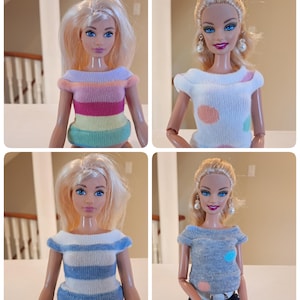 Doll tops for 11.5inches dolls