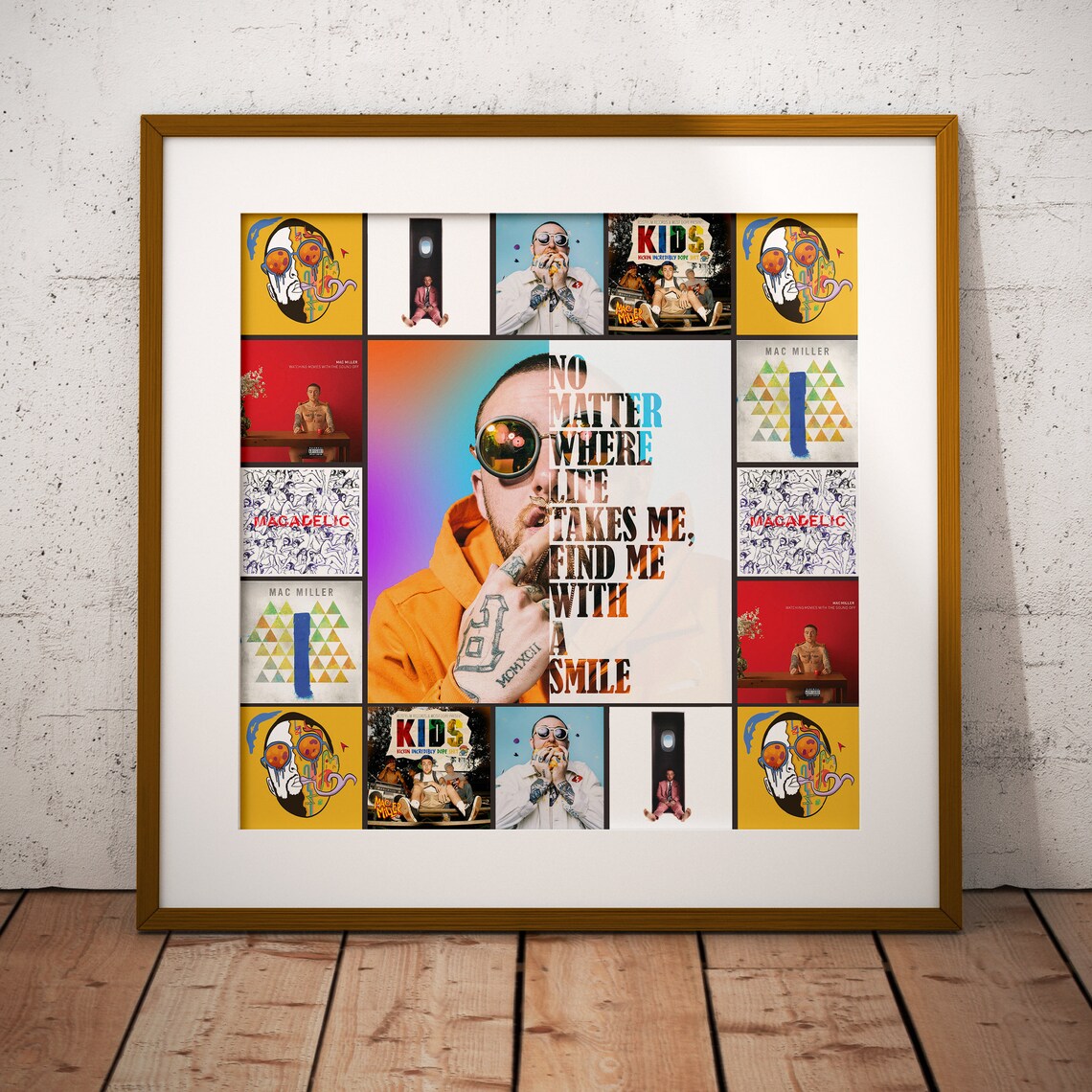 Mac Miller Albums Poster Canvas Poster Canvas Print Home Etsy