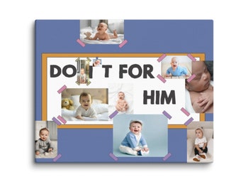 Custom Do It For Him Simpsons Canvas Wall Art Personalized