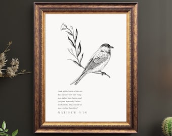 Romans 8:28 Christian Wall Art Printable, Bible Verse Scripture ...