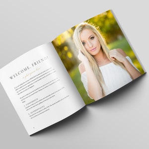 Personalizable Custom Senior Experience & Style Guide Template Digital Download image 4