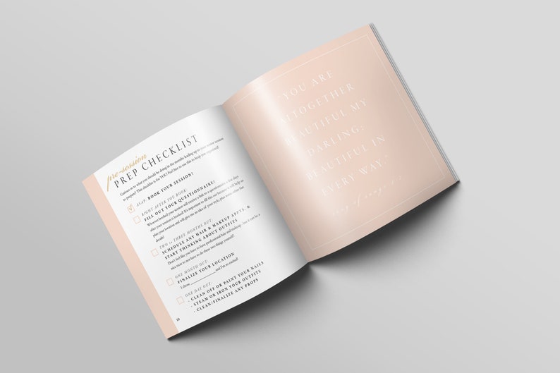 Personalizable Custom Senior Experience & Style Guide Template Digital Download image 6