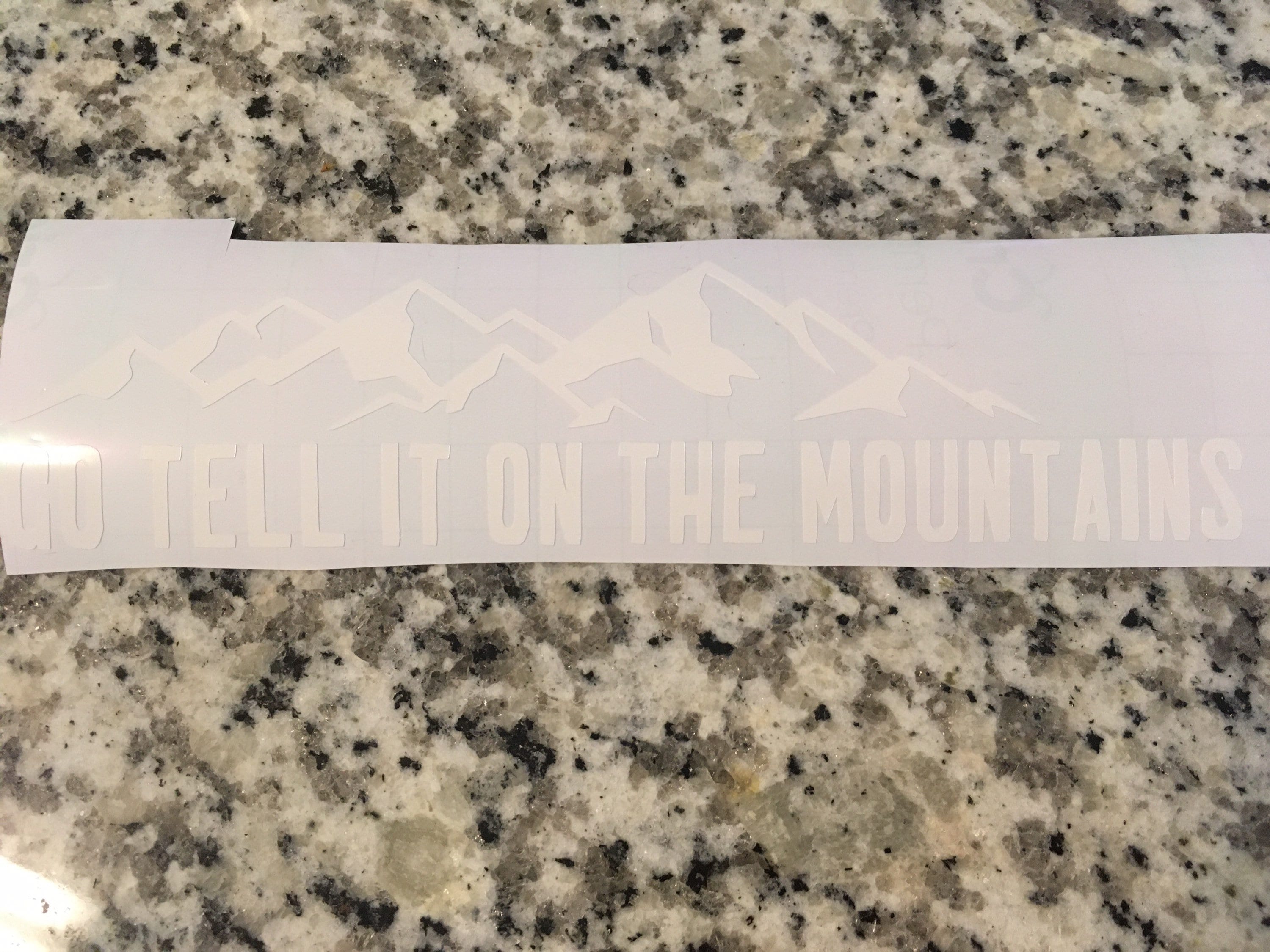 Mountain Decal Etsy