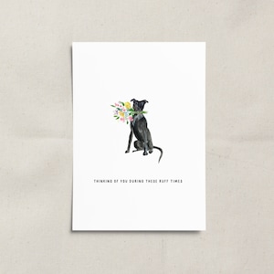 Dog Sympathy Card, Thinking of You Greeting Card Pet Loss
