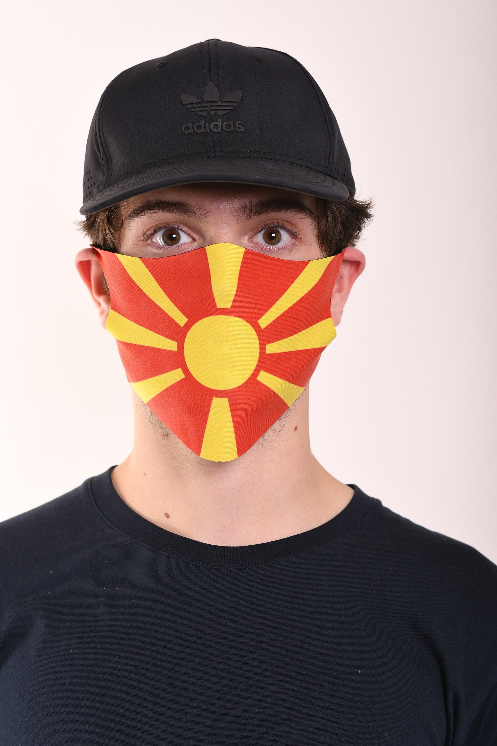 Macedonia Flag Face Mask MADE IN USA Etsy