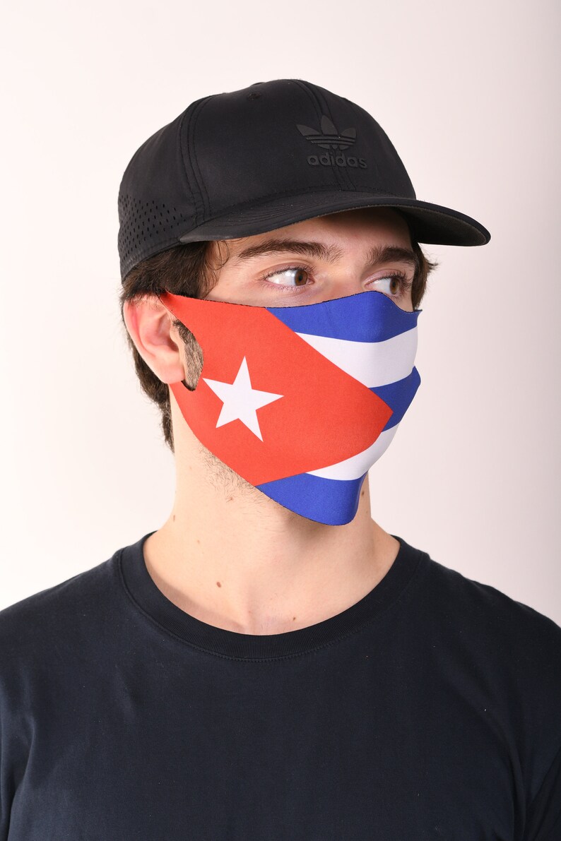 Cuban Flag Face Mask MADE IN USA | Etsy