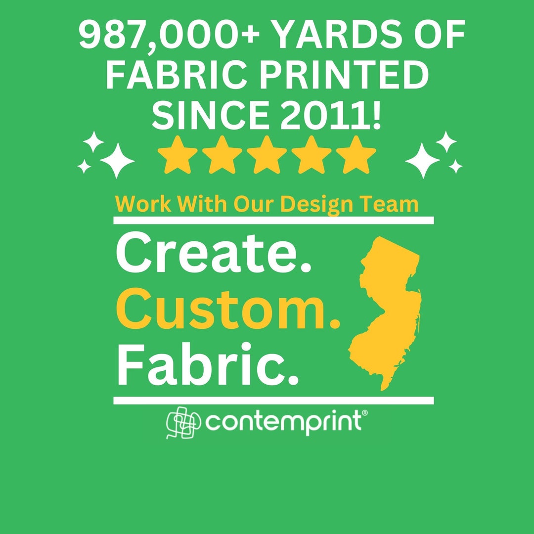 Custom Fabric 10 Fabrics to Choose From Custom Fabric With Your Designs