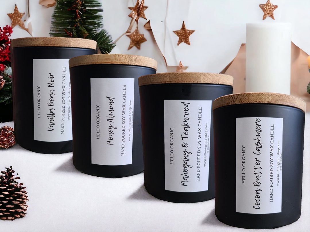 12 Pack Wholesale Soy Wax Candles, Private Label Candles, Luxury