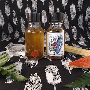 Crown of success oil for opening roads, attracting  job, promotion, money, new clientele, manifestation, intention oil, spell oil, conjure