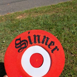 Black Beret with Glitter Vinyl Stars, Goth, Alt fashion, Dark fashion, Halloween