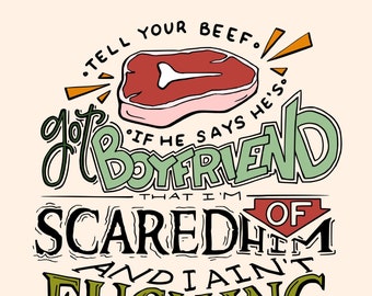 Tell Your Beef (Colorized)