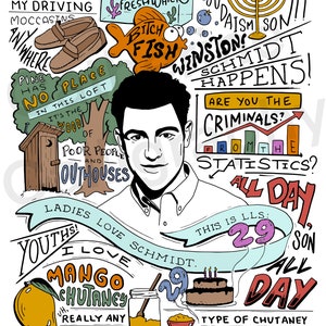 Schmidt Best Quotes (Colorized)