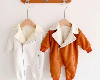 baby winter coat onesie