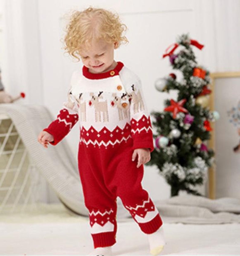 Baby Sleeper Onesie Organic Cotton Cute Long Sleeves Baby Rompers Newborns Footie Pajamas Boy Girl Christmas Gift Ribbed Pyjama