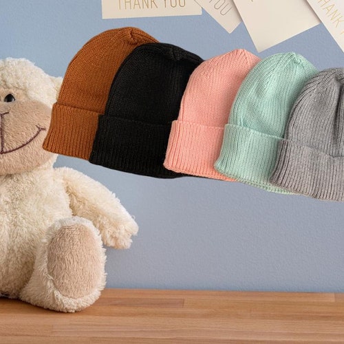 Baby Newborn Toddler Infant Cotton Knot Warm Hat Cap Beanie Boys Girls Gift 
