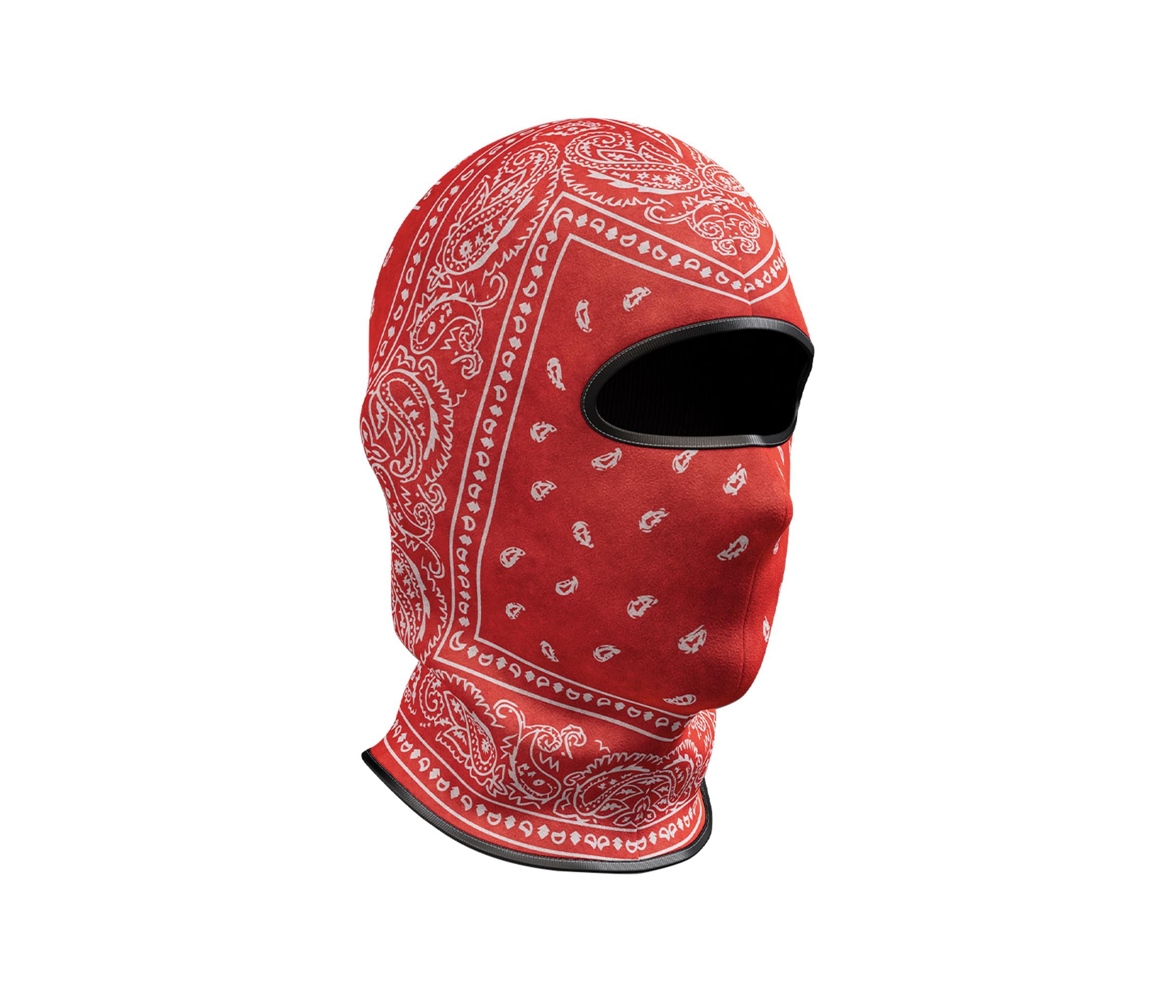 Red Style Performance Shiesty Ski Mask Balaclava - Etsy