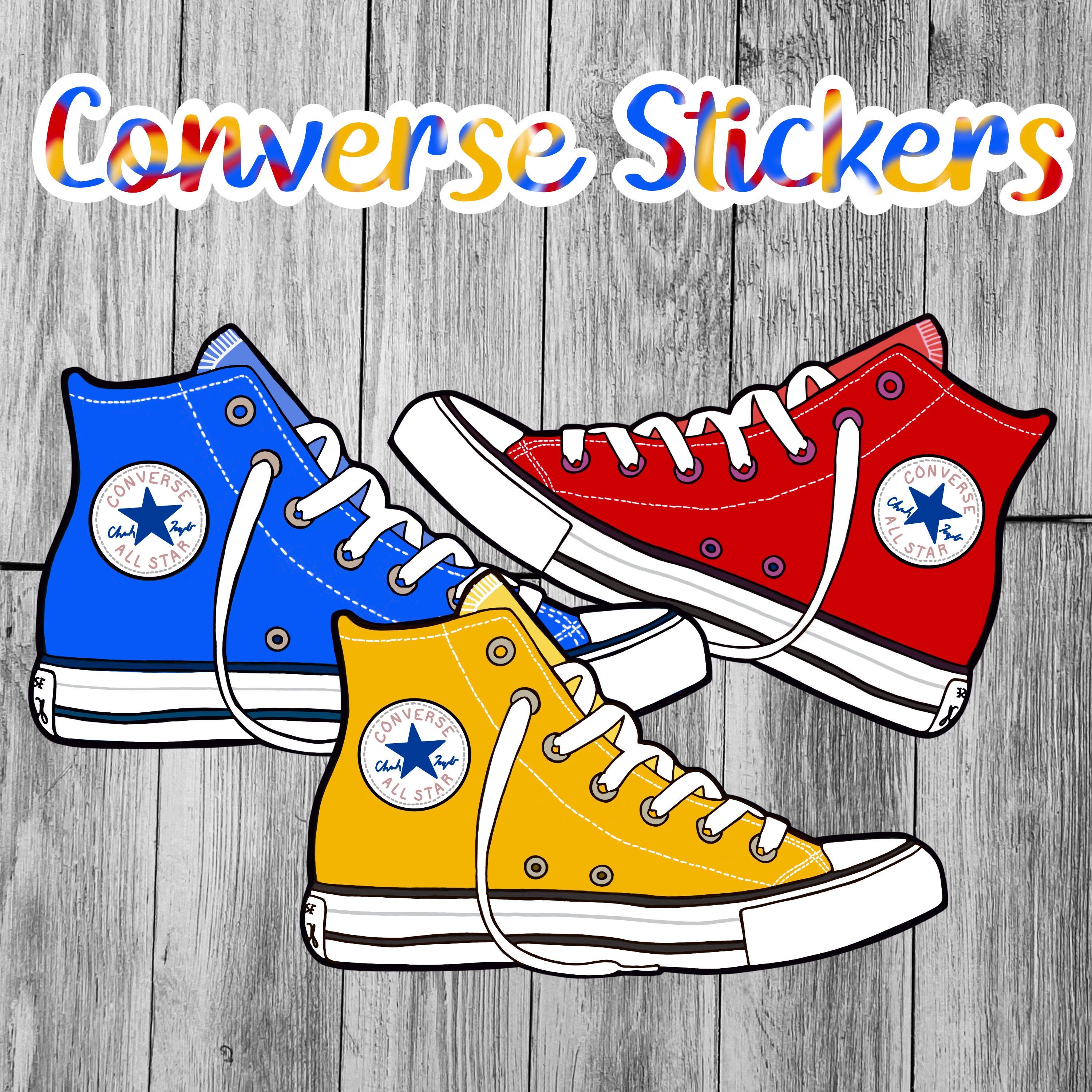 Converse Stickers, Converse Shoes Stickers, Converse Vinyl