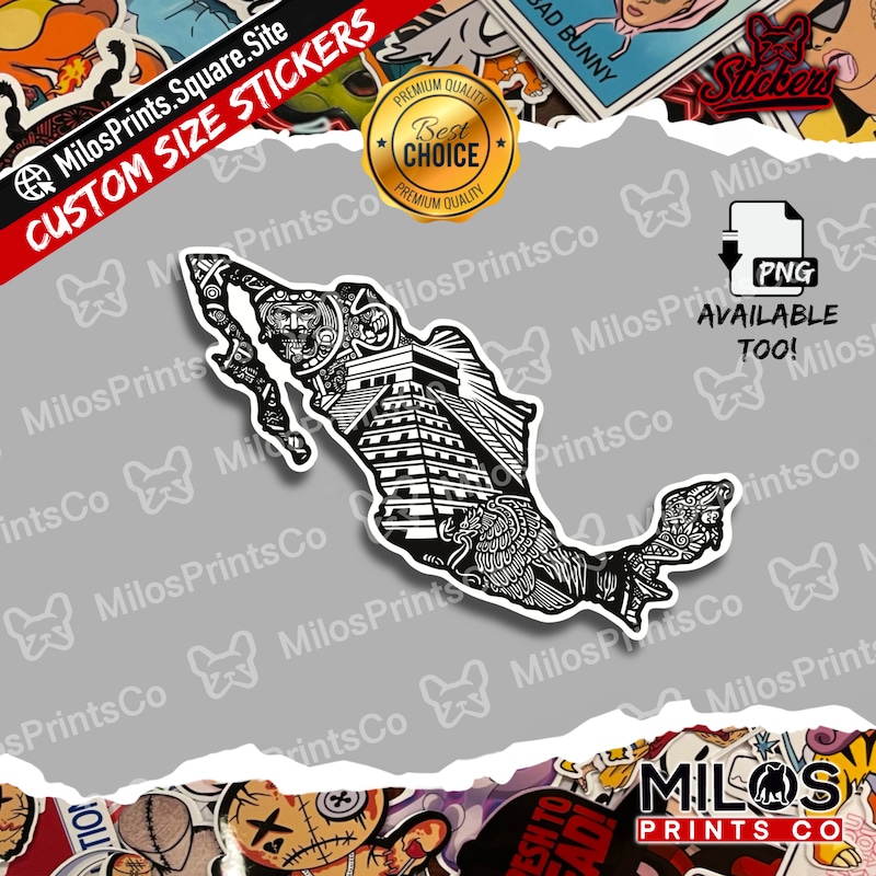 Mexican Vinyl Stickers - Etsy