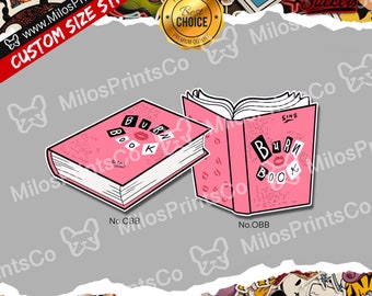 Burn Book sticker Sticker for Sale by xtheycallmemimi