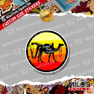 Camel Tows Vinyl Sticker | Repo Vinyl Sticker | Towing Service