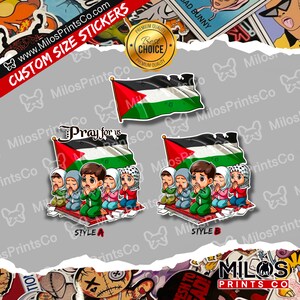 Free Palestine Vinyl Sticker | Support Palestine Independence | End the Occupation