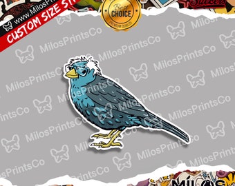 Bernie Bird Stickers | Bernie 2020 sticker | Diecut Bernie sticker | Feel The Burn | 2024 Bernie mittens