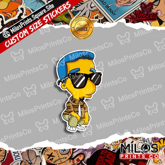 Gangster Milhouse Vinyl Sticker Cholo Milhouse Decal the