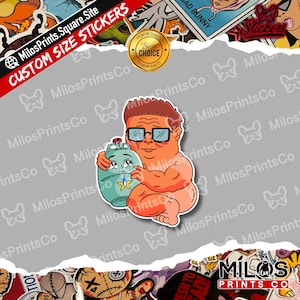 Baby Hank Vinyl Sticker |  Propane Hank Diecut Sticker | Arlene Texas Decal