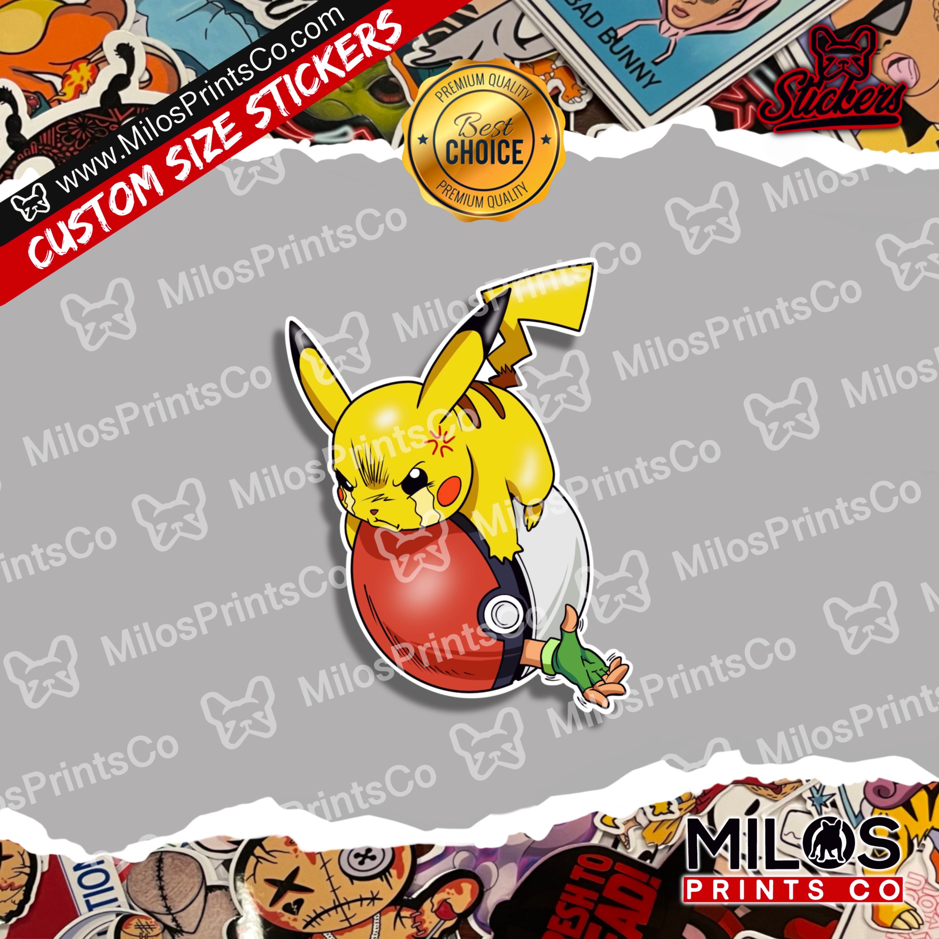 Pokemon Pokeball 12 Sticker Bundle for Walls Laptops Phones