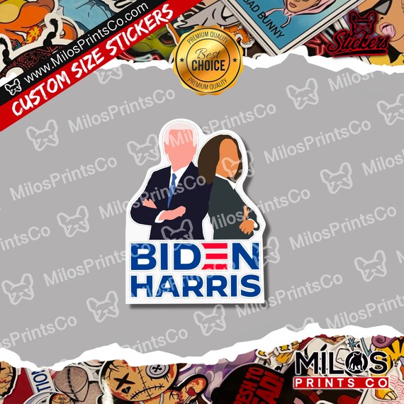 Biden Harris 2024 Sticker | Kamala Harris | Joseph Biden | POTUS Political Vinyl Sticker | Biden 2024 | USA