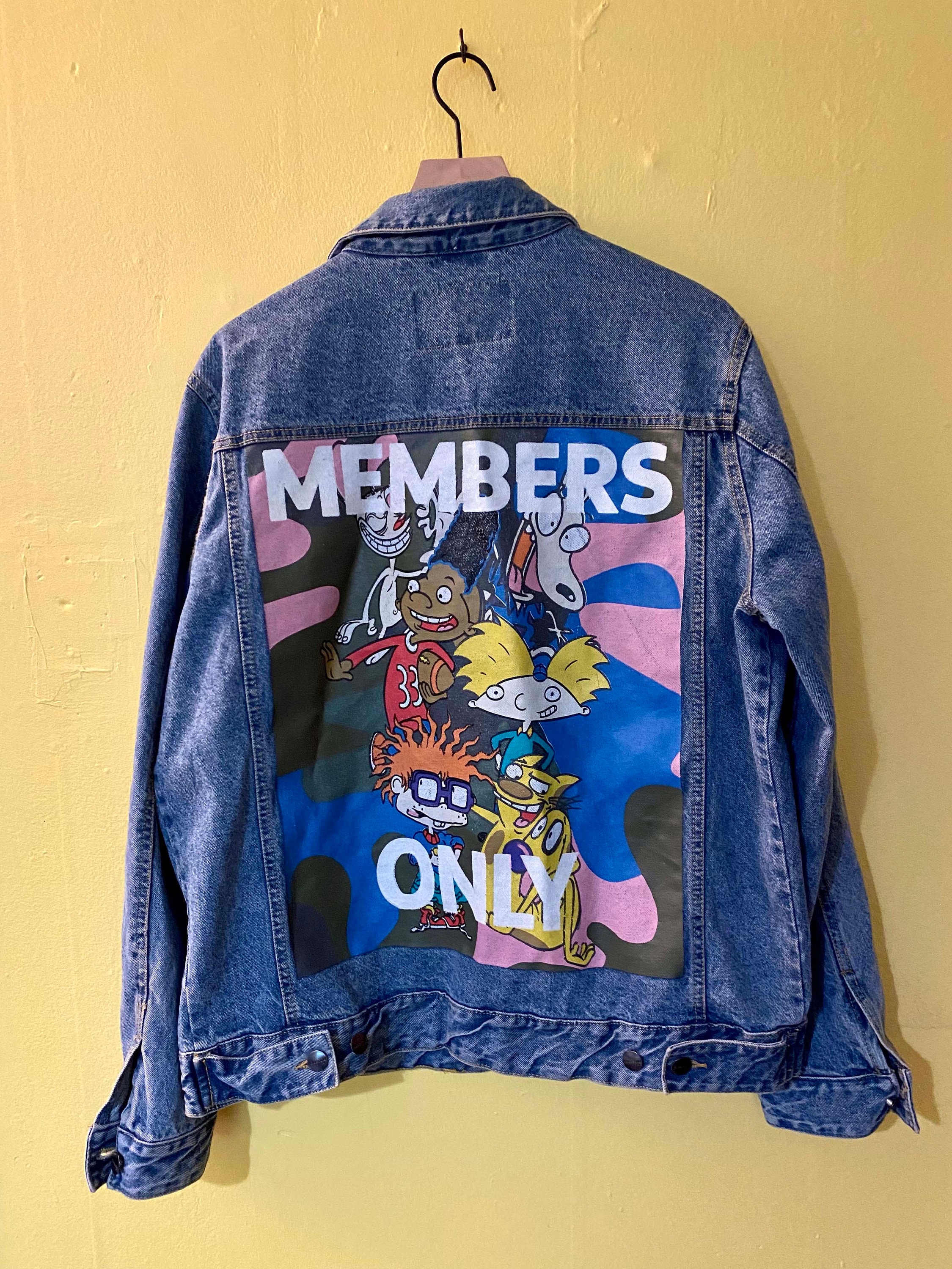Members only clearance nickelodeon denim jacket