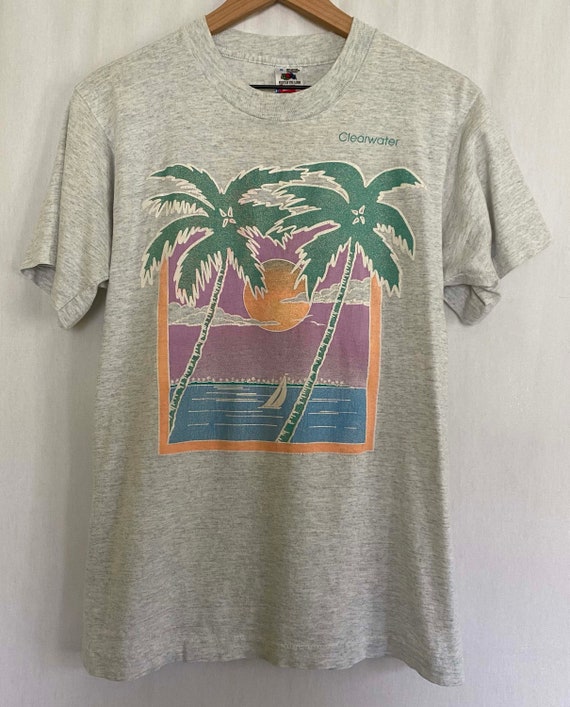 Vintage 80's/90's Clearwater Florida Graphic T Shi