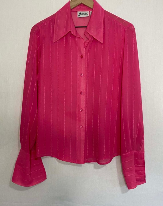 Joanna Hot Pink Shirt Blouse 
