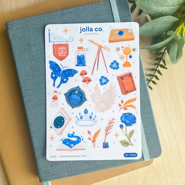 Astrology Academia Sticker Sheet | For Bullet Journals, Planners, & Crafts