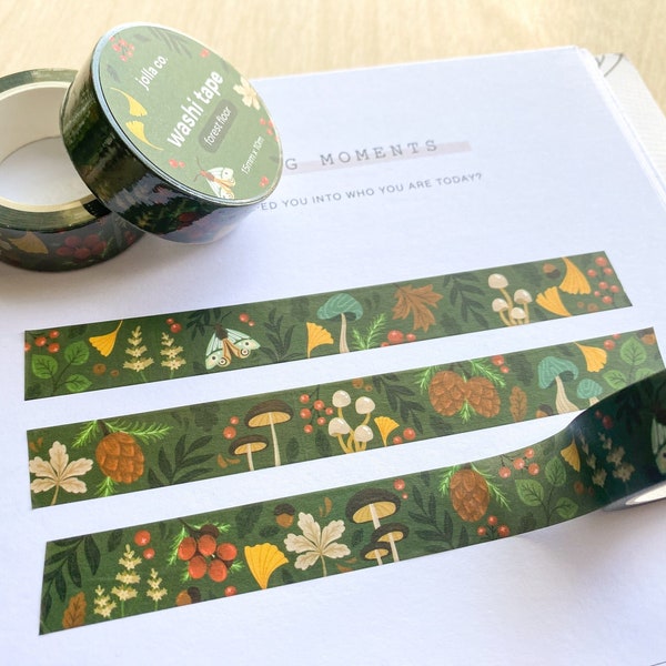 Forest Floor Washi Tape | For Planners, Bullet Journals, and Crafts