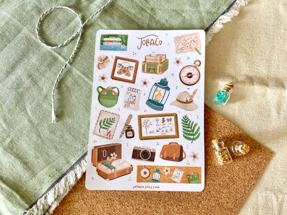 Explorer Sticker Sheet for Bullet Journals Planners and - Etsy