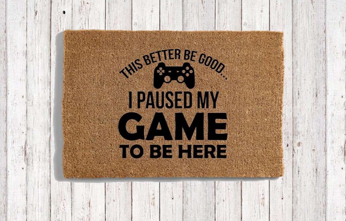 Gamer Doormat Fussmatte Home Decor Custom Etsy UK