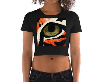 Tiger Eye - Women’s Crop Tee