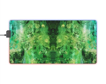 Succulent Green - LED Gaming Mouse Pad