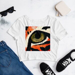 Tiger Eye Womens Crop Tee image 7