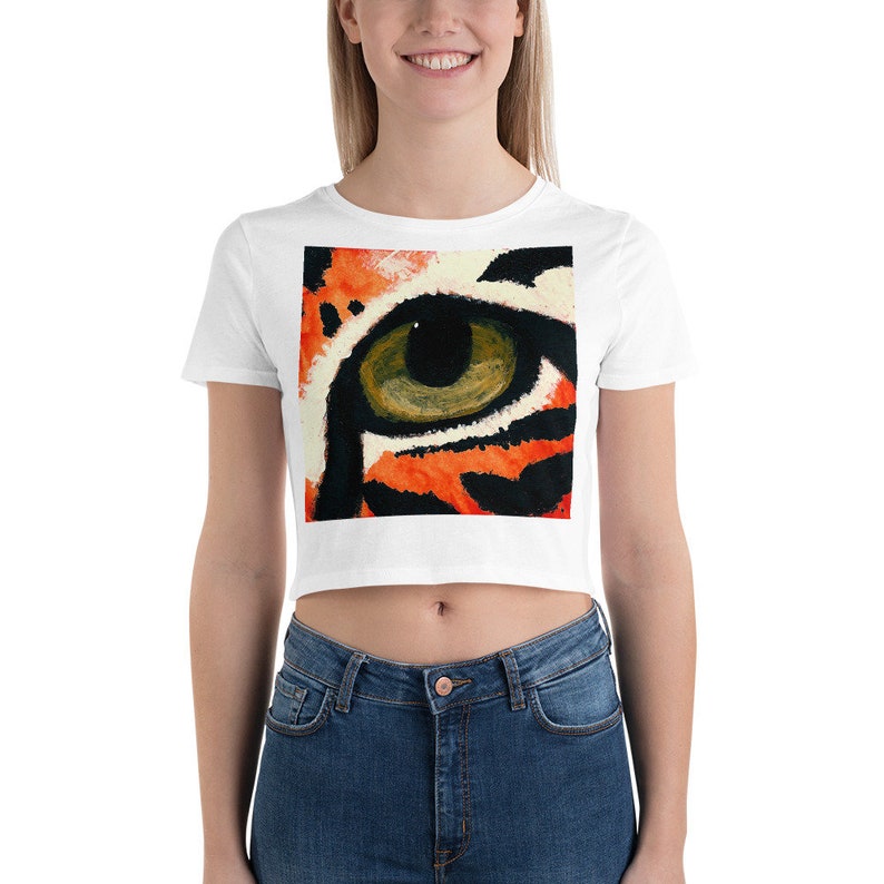 Tiger Eye Womens Crop Tee image 6