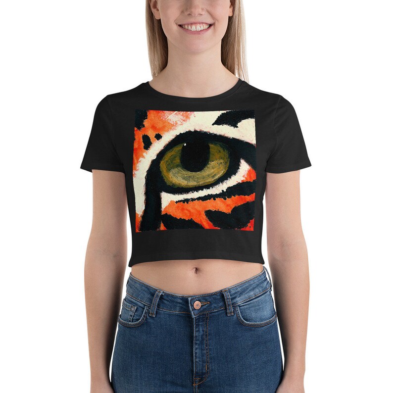 Tiger Eye Womens Crop Tee image 5