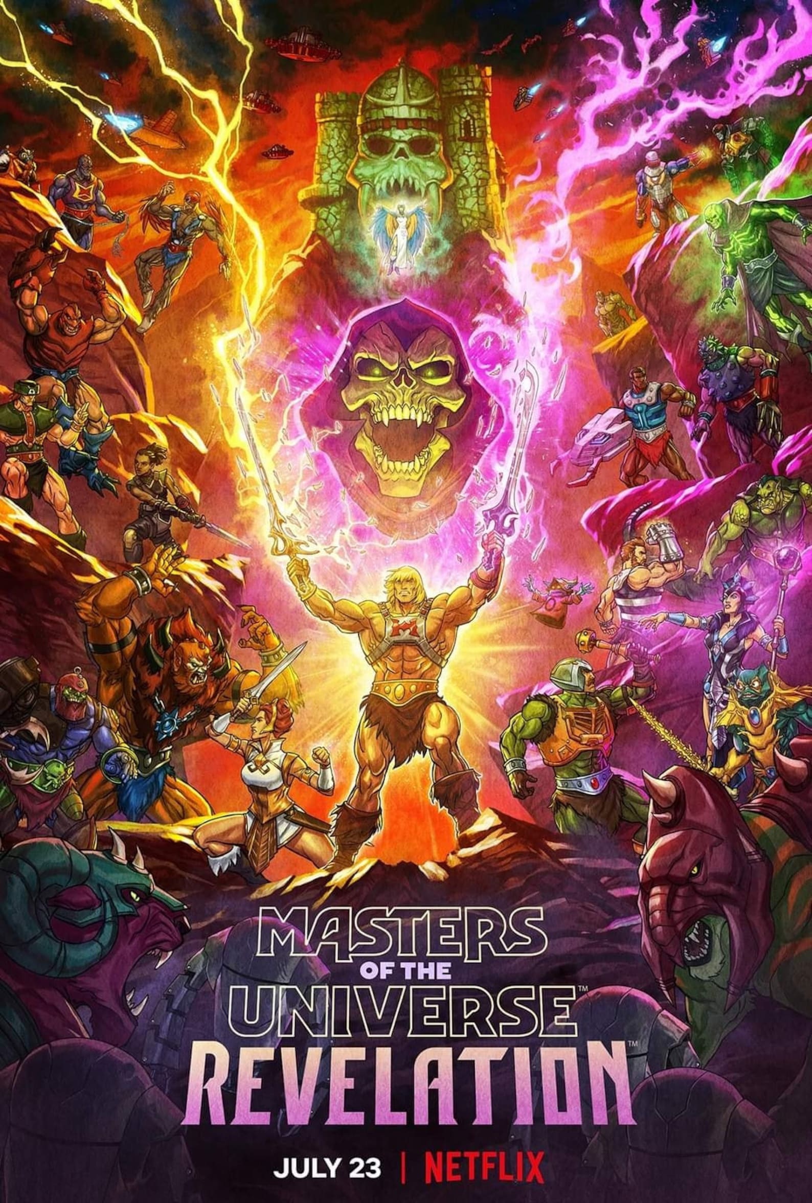 Masters of the Universe Revelation Netflix poster Etsy