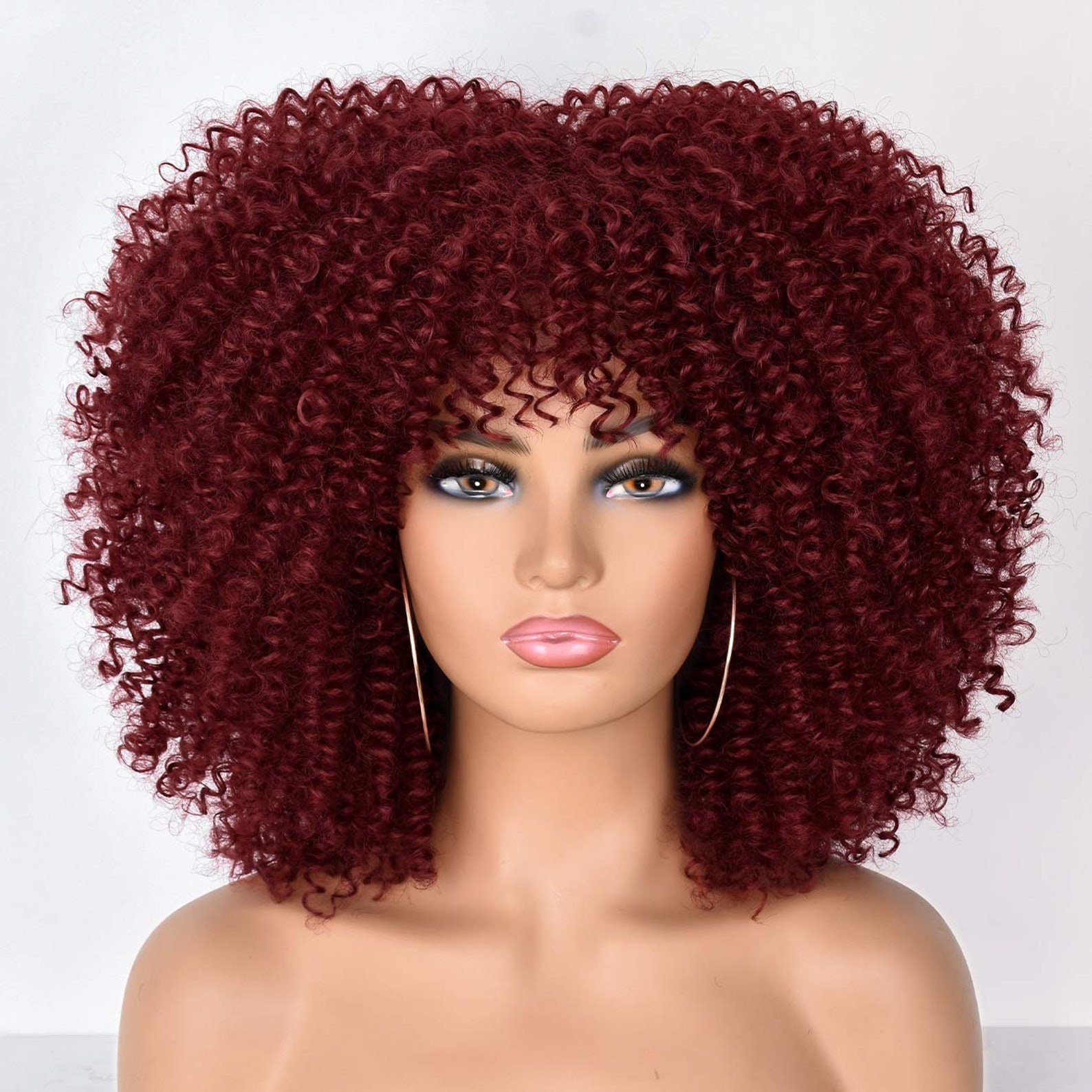 Red Curl Wig Afro Wig kinky curly wig Wigs for black women Etsy