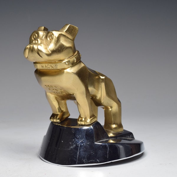 Vintage Kollektion Bronze Metall Schwergewicht Bulldogge Figur Statue